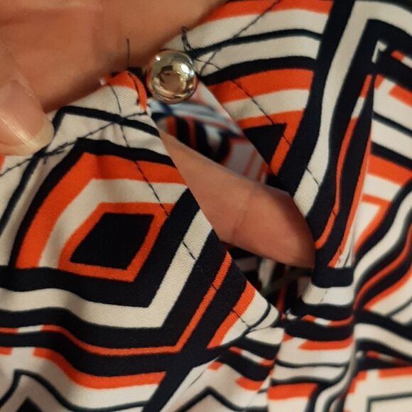 Notations Geometric Print Mini Dress - Picture 8 of 16